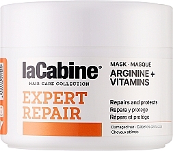 Kup Rewitalizująca maska do włosów zniszczonych z argininą i witaminami - La Cabine Expert Repair Arginine + Vitamins Hair Mask