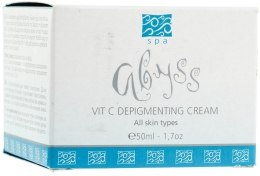 Wybielający krem z witaminą C - Spa Abyss Vit C Depigmenting Cream — Zdjęcie N3