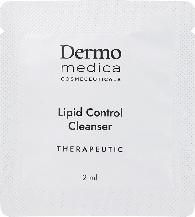 Olejek oczyszczający z witaminą E i olejkiem lawendowym - Dermomedica Therapeutic Lipid Control Cleanser (próbka) — Zdjęcie N1