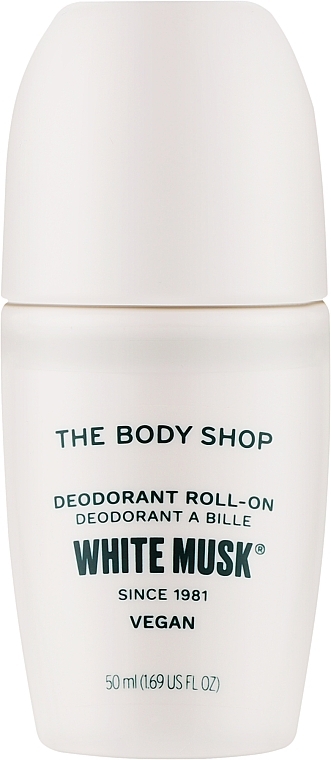 Dezodorant w kulce - The Body Shop White Musk Vegan Deodorant Roll-On — Zdjęcie N1
