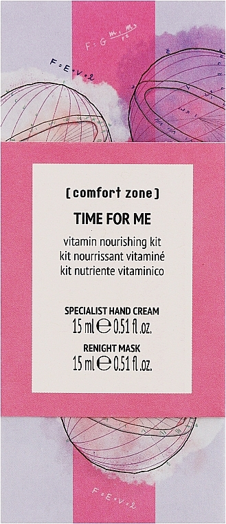 Zestaw - Comfort Zone Time For Me Kit (h/cr/15ml + f/mask/15ml) — Zdjęcie N1