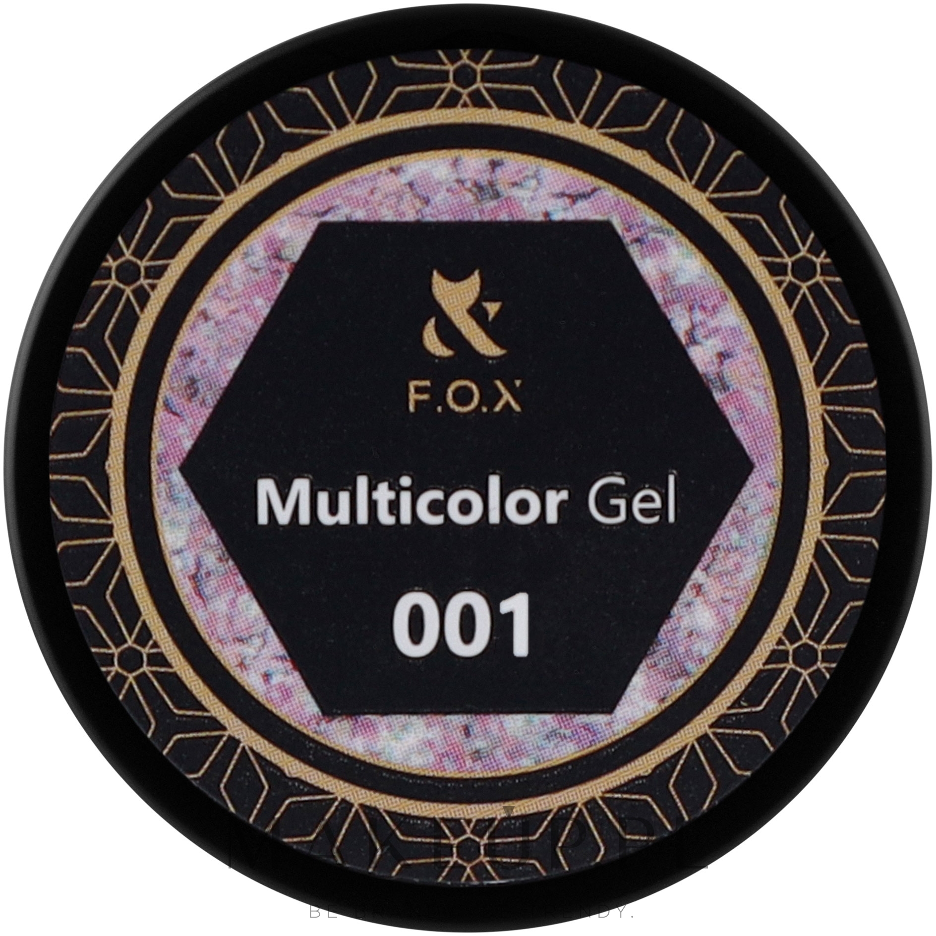 Żel do stylizacji paznokci - F.O.X Multicolor Gel — Zdjęcie 001