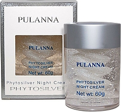 Krem do twarzy na noc z fitosrebrem - Pulanna Phytosilver Night Cream  — Zdjęcie N1