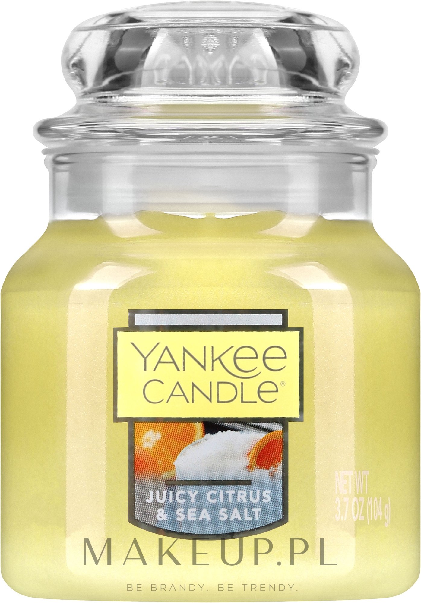 Świeca zapachowa w słoiku Soczyste cytrusy i sól morska - Yankee Candle Juicy Citrus & Sea Salt — Zdjęcie 104 g