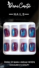 Tipsy kwadratowe, 24 sztuki - Deni Carte Nails 7011 — Zdjęcie N1