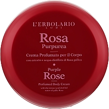 Purple Rose pachnący krem do ciała - L'Erbolario Purple Rose Perfumed Body Cream — Zdjęcie N1