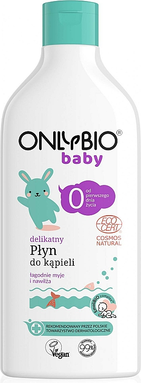 Delikatny płyn do kąpieli dla dzieci - Only Bio Baby — Zdjęcie N1