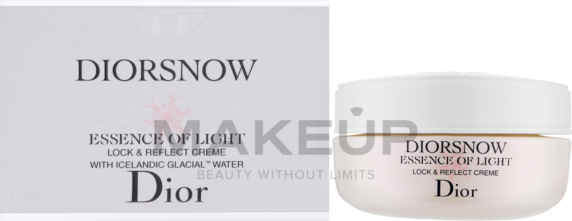 Krem do twarzy - Dior Diorsnow Essence of Light Cream Lock & Reflect Creme — Zdjęcie 50 ml