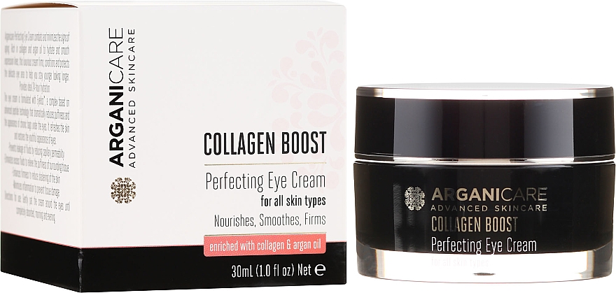 Przeciwzmarszczkowy krem na okolice oczu - Arganicare Collagen Boost Perfecting Eye Cream — Zdjęcie N1