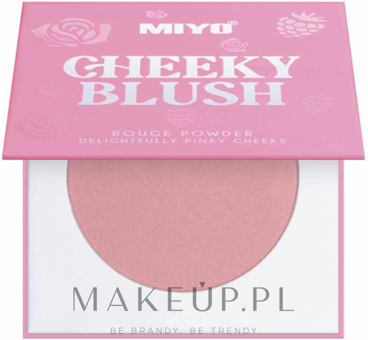 Róż do policzków - Miyo Cheeky Blush Rouge Powder Delightfully Pinky Cheeks — Zdjęcie 01 - Its True