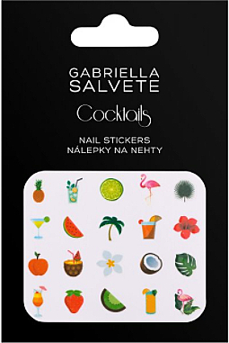 Naklejki na paznokcie - Gabriella Salvete Cocktails Nail Stickers — Zdjęcie N1