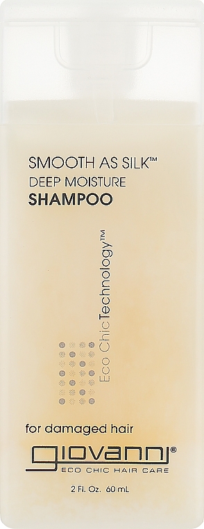 Szampon nawilżający do włosów suchych i zniszczonych - Giovanni Smooth as Silk Deep Moisture Shampoo — Zdjęcie N1