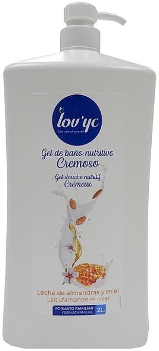 Żel pod prysznic Mleko migdałowe i miód - Lovyc Creamy Almond Milk And Honey Shower Gel — Zdjęcie N1