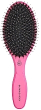 Szczotka - Olivia Garden Expert Care Oval Boar&Nylon Bristles Pink — Zdjęcie N1