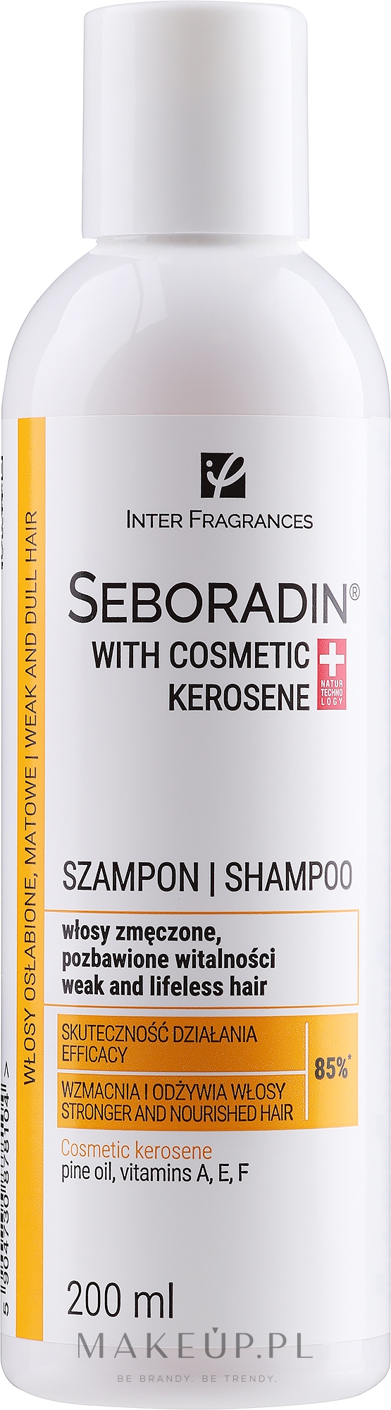 Szampon do włosów z naftą kosmetyczną - Seboradin Hair Shampoo Cosmetic Kerosene — Zdjęcie 200 ml