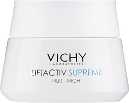 PREZENT! Ujędrniający krem przeciwzmarszczkowy do twarzy na noc - Vichy LiftActiv Supreme Night (miniprodukt) — Zdjęcie N1