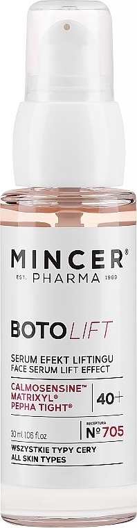 Liftingujące serum do twarzy - Mincer Pharma Boto Lift X N°705 — Zdjęcie N1