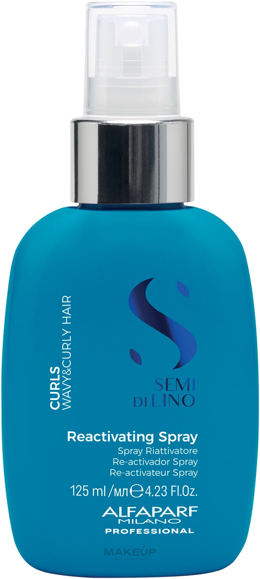 Strukturyzujący spray do włosów kręconych - Alfaparf Semi Di Lino Curls Reactivating Spray — Zdjęcie 125 ml