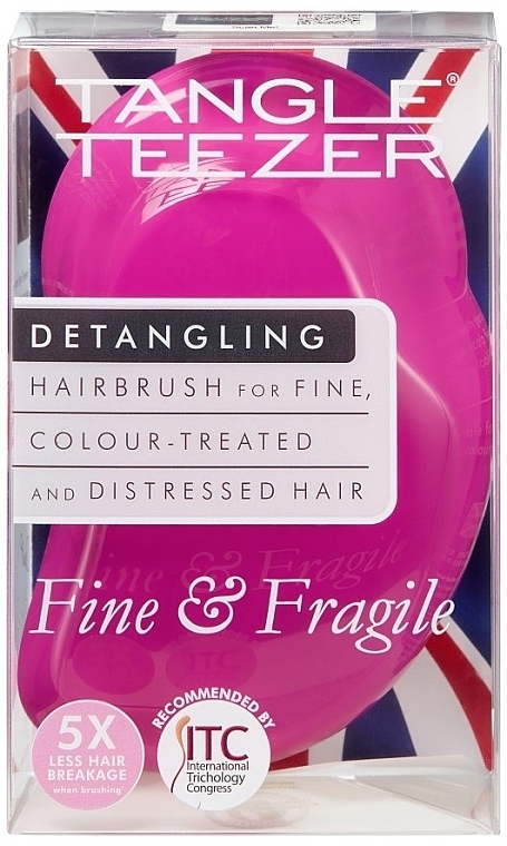 Grzebień do włosów - Tangle Teezer The Original Fine & Fragile Berry Bright — Zdjęcie N2
