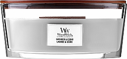 Świeca zapachowa w szkle - WoodWick Lavender and Cedar Candle — Zdjęcie N4