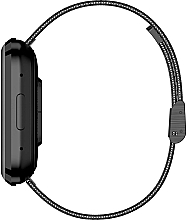 Smartwatch, czarny metal - Garett Smartwatch GRC STYLE Black Steel — Zdjęcie N4