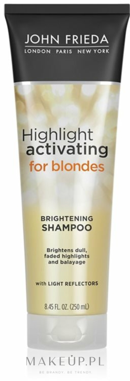 Nawilżający szampon do jasnych włosów blond - John Frieda Sheer Blonde Highlight Activating — Zdjęcie 250 ml