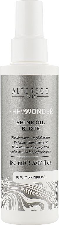 Olejowy eliksir na lśniące włosy - Alter Ego She Wonder Shine Oil Elixir — Zdjęcie N1