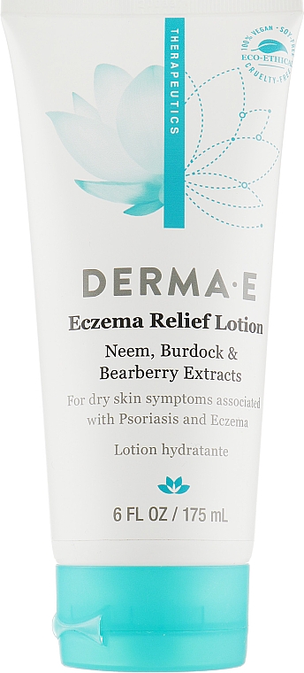 Balsam łagodzący objawy egzemy - Derma E Eczema Relief Lotion — Zdjęcie N1