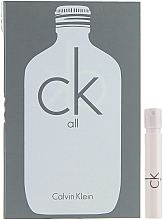 Calvin Klein CK All - Woda toaletowa (próbka) — Zdjęcie N3