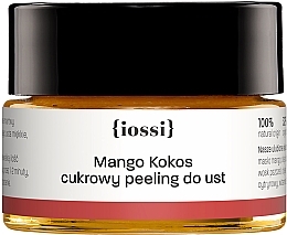 Kup Delikatny cukrowy peeling do ust Mango i kokos - Iossi