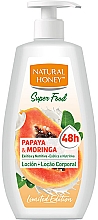 Kup Balsam do ciała - Natural Honey Super Food Papaya & Moringa Body Lotion