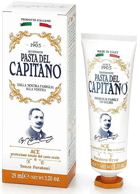 Pasta do zębów z witaminami - Pasta Del Capitano 1905 Ace Toothpaste Complete Protection — Zdjęcie N3