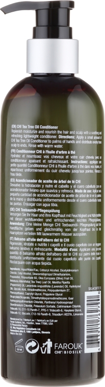 Odżywka z olejkiem drzewa herbacianego - CHI Tea Tree Oil Conditioner — Zdjęcie N2