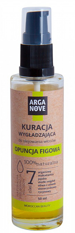 Kuracja wygładzająca do olejowania włosów z opuncją figową - Arganove — Zdjęcie N1