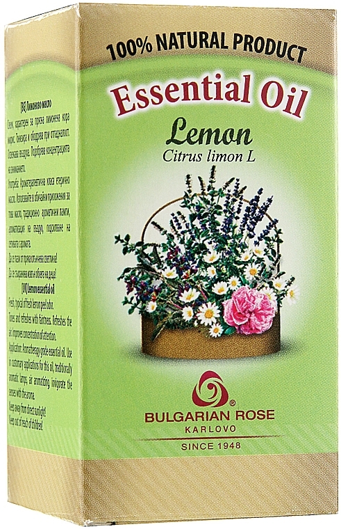 Olejek eteryczny, Cytryna - Bulgarian Rose Lemon Essential Oil — Zdjęcie N3