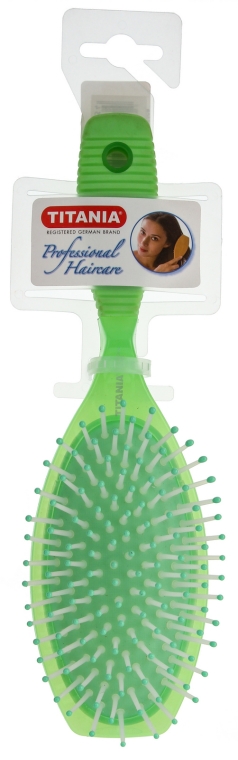 Szczotka do włosów, zielona - Titania Haircare Brush Green