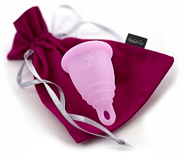 Kubeczek menstruacyjny, różowy, rozmiar S - Perfect Cup  — Zdjęcie N2