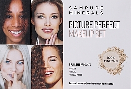 Zestaw, 5 produktów - Sampure Minerals Picture Perfect Makeup Set Fair — Zdjęcie N1