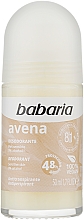 Dezodorant z ekstraktem z owsa - Babaria Avena Roll-On Deodorant For Sensitive Skin — Zdjęcie N1