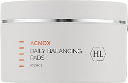Płatki do twarzy zwilżone balsamem - Holy Land Cosmetics Acnox Daily Balancing Pads — Zdjęcie N1
