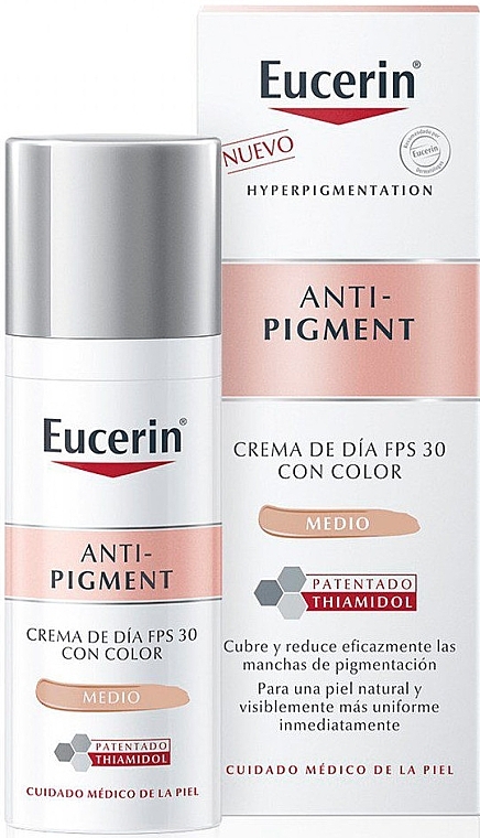 Krem przeciw przebarwieniom na dzień z koloryzacją SPF30 - Eucerin Anti-Pigment — Zdjęcie N2