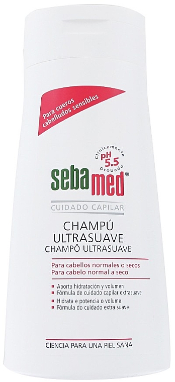 Delikatny szampon do włosów - Sebamed Ultra-soft Shampoo — Zdjęcie N1
