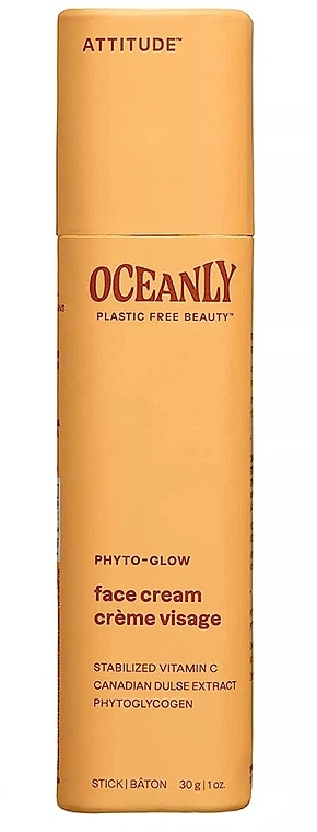 Krem do twarzy w sztyfcie z witaminą C - Attitude Phyto-Glow Oceanly Face Cream — Zdjęcie N3