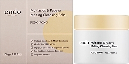 Balsam do demakijażu - Ondo Beauty 36.5 Multiacids & Papaya Melting Cleansing Balm — Zdjęcie N2