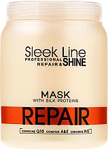 Kup PRZECENA! Regenerująca maska z jedwabiem do włosów - Stapiz Sleek Line Repair *