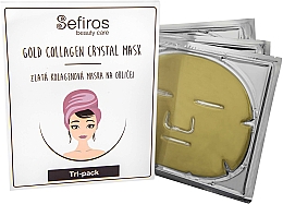Kup Złota maska ​​kolagenowa do twarzy - Sefiros Gold Collagen Crystal Mask
