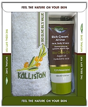 Kup Zestaw do twarzy - Kalliston Box Set (towel/1pcs + f/cr/100ml)