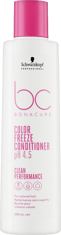 Odżywka do włosów farbowanych - Schwarzkopf Professional Bonacure Color Freeze Conditioner pH 4.5 — Zdjęcie N1