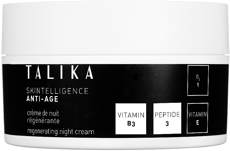 Regenerujący krem do twarzy na noc - Talika Skintelligence Anti-Age Regenerating Night Cream