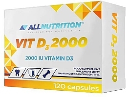 PREZENT! Witamina D3 - AllNutrition Vitamin D3 2000 — Zdjęcie N1